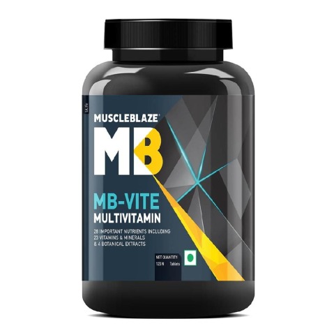 1 - MuscleBlaze MB-VITE Multivitamin, Unflavoured 120 tablet(s) 1 - MuscleBlaze MB-VITE Multivitamin, Unflavoured 120 tablet(s)