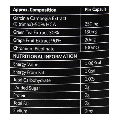 MuscleBlaze Fat Burner With Garcinia Cambogia (750 mg), 90 capsules Unflavoured MuscleBlaze Fat Burner With Garcinia Cambogia (750 mg), 90 capsules Unflavoured
