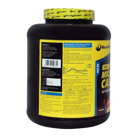 MuscleBlaze 100% Micellar Casein, 4.4 lb Chocolate MuscleBlaze 100% Micellar Casein, 4.4 lb Chocolate