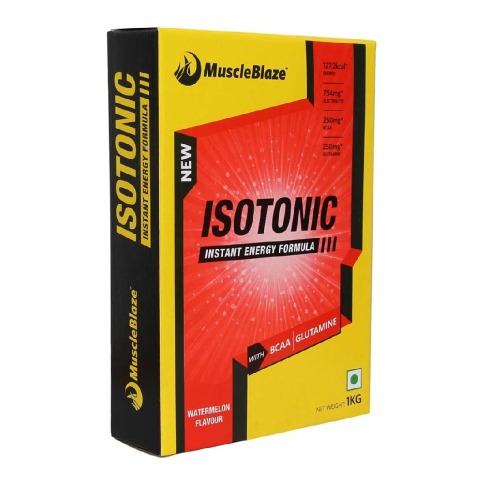 MuscleBlaze Isotonic Instant Energy Formula, 2.2 lb Watermelon MuscleBlaze Isotonic Instant Energy Formula, 2.2 lb Watermelon