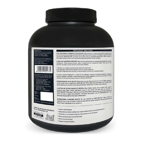 MuscleBlaze Whey Hydro, 4.4 lb Chocolate MuscleBlaze Whey Hydro, 4.4 lb Chocolate