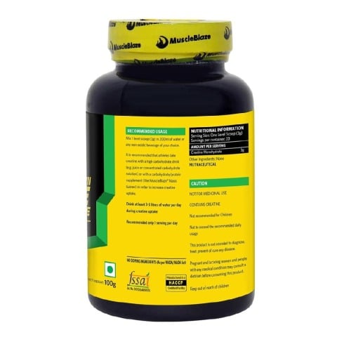 MuscleBlaze Creatine Monohydrate, 0.22 lb Unflavoured MuscleBlaze Creatine Monohydrate, 0.22 lb Unflavoured