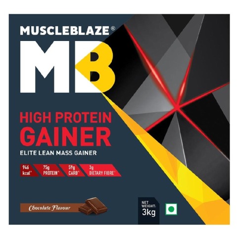 MuscleBlaze High Protein Lean Mass Gainer, 6.6 lb Chocolate MuscleBlaze High Protein Lean Mass Gainer, 6.6 lb Chocolate