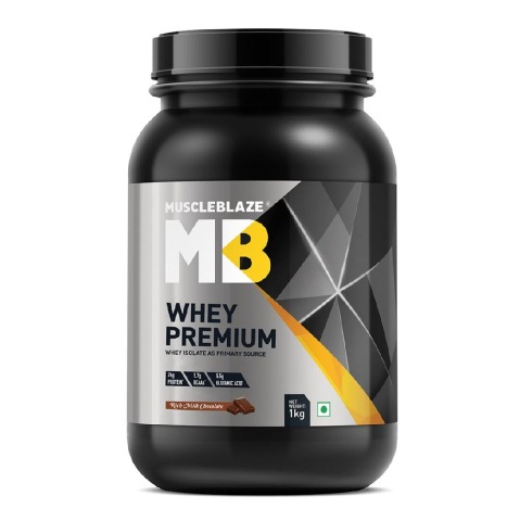 MuscleBlaze Whey Premium, 2.2 lb Rich Milk Chocolate MuscleBlaze Whey Premium, 2.2 lb Rich Milk Chocolate