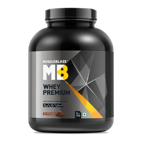 MuscleBlaze Whey Premium, 4.4 lb Rich Milk Chocolate MuscleBlaze Whey Premium, 4.4 lb Rich Milk Chocolate