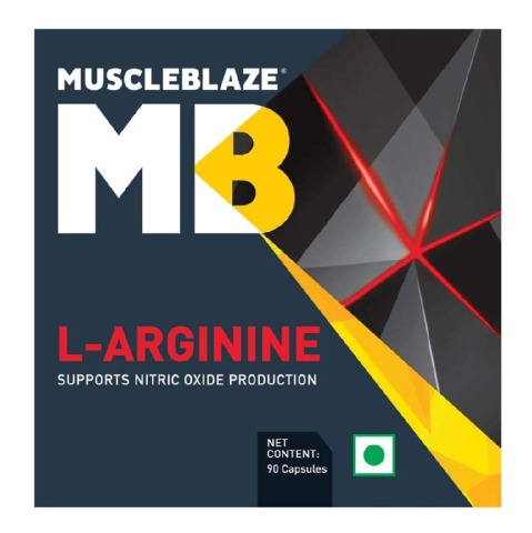 6 - MuscleBlaze L-Arginine, 90 capsules Unflavoured 6 - MuscleBlaze L-Arginine, 90 capsules Unflavoured