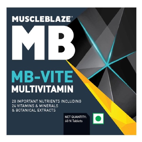 1 - MuscleBlaze MB-VITE Multivitamin, Unflavoured 60 tablet(s)(Highlight) 1 - MuscleBlaze MB-VITE Multivitamin, Unflavoured 60 tablet(s)(Highlight)