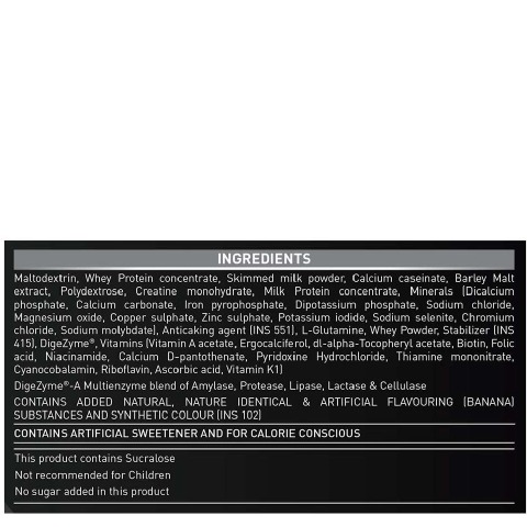 4 - MuscleBlaze Bulk Gainer with Creatine, 6.6 lb Banana 4 - MuscleBlaze Bulk Gainer with Creatine, 6.6 lb Banana