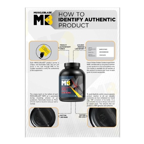 authenticity - MuscleBlaze Super Gainer XXL, 11 lb Chocolate authenticity - MuscleBlaze Super Gainer XXL, 11 lb Chocolate