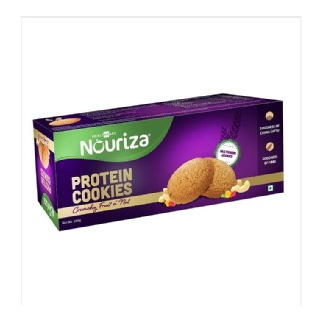 Front - Nouriza Protein Cookies, 6 Piece(s)/Pack Fruit n Nut (100 g) Front - Nouriza Protein Cookies, 6 Piece(s)/Pack Fruit n Nut (100 g)