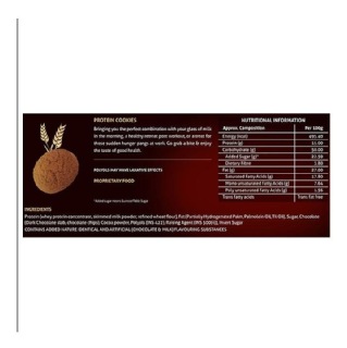Supplement - Nouriza Protein Cookies, 6 Piece(s)/Pack Choco Chip (100 g) Supplement - Nouriza Protein Cookies, 6 Piece(s)/Pack Choco Chip (100 g)