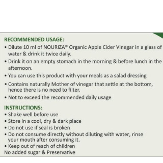1 - HealthKart Organic Apple Cider Vinegar, 0.5 L Unflavoured 1 - HealthKart Organic Apple Cider Vinegar, 0.5 L Unflavoured