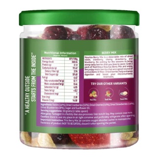 SupplementInfo - Nouriza Berry Mix, 200 g Unflavoured SupplementInfo - Nouriza Berry Mix, 200 g Unflavoured