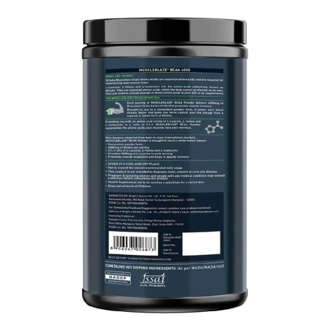 Benefit - MuscleBlaze BCAA 6000 Amino Acid Powder, 0.88 lb 50 Servings (Watermelon) Benefit - MuscleBlaze BCAA 6000 Amino Acid Powder, 0.88 lb 50 Servings (Watermelon)