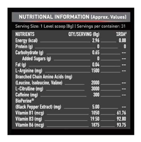 5 - MuscleBlaze PRE Workout 300, 0.55 lb Fruit Punch(Supplement) 5 - MuscleBlaze PRE Workout 300, 0.55 lb Fruit Punch(Supplement)