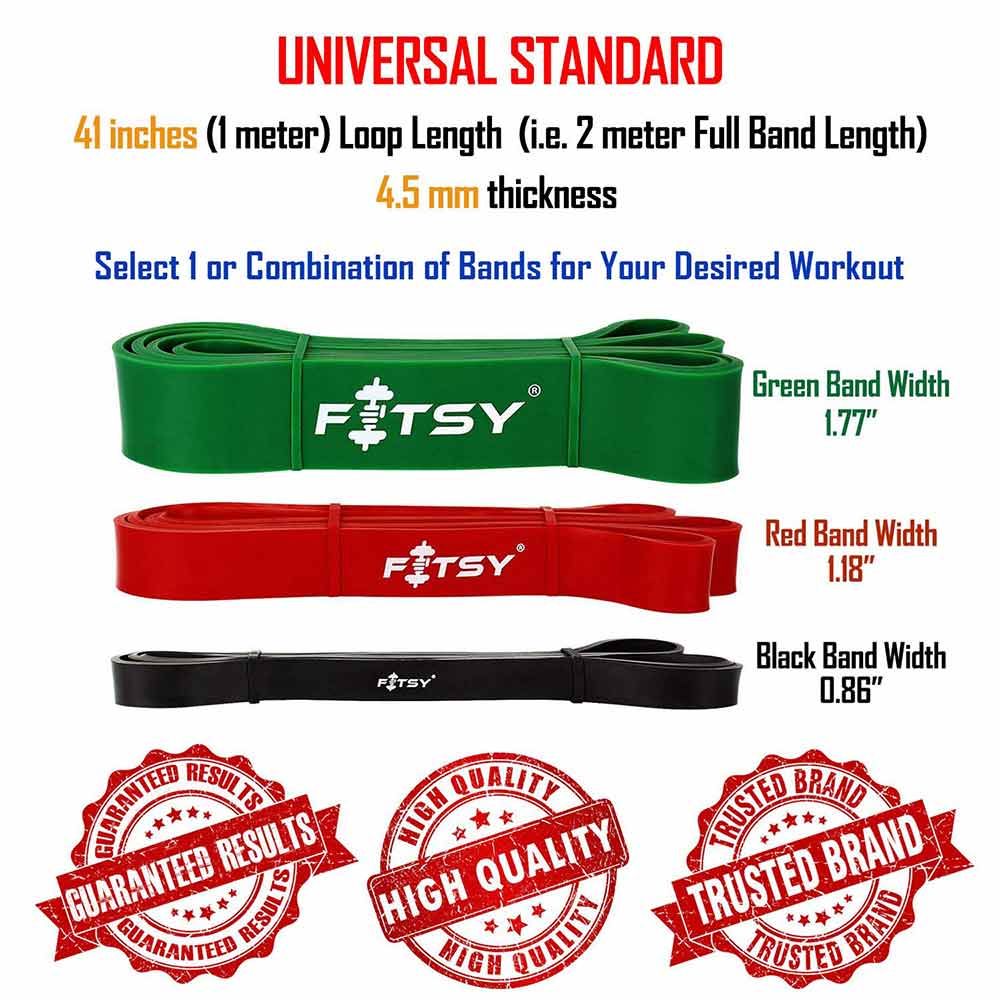 7 - Fitsy Resistance Band,  Black  Free Size 