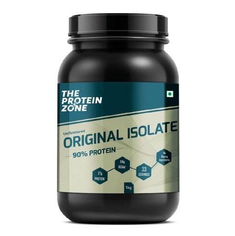 1 - The Protein Zone Original Raw Whey Isolate Protein, 2.2 lb Unflavoured