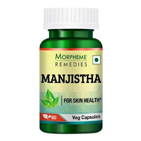 Morpheme Remedies Manjistha (500 mg), 60 veggie capsule(s)