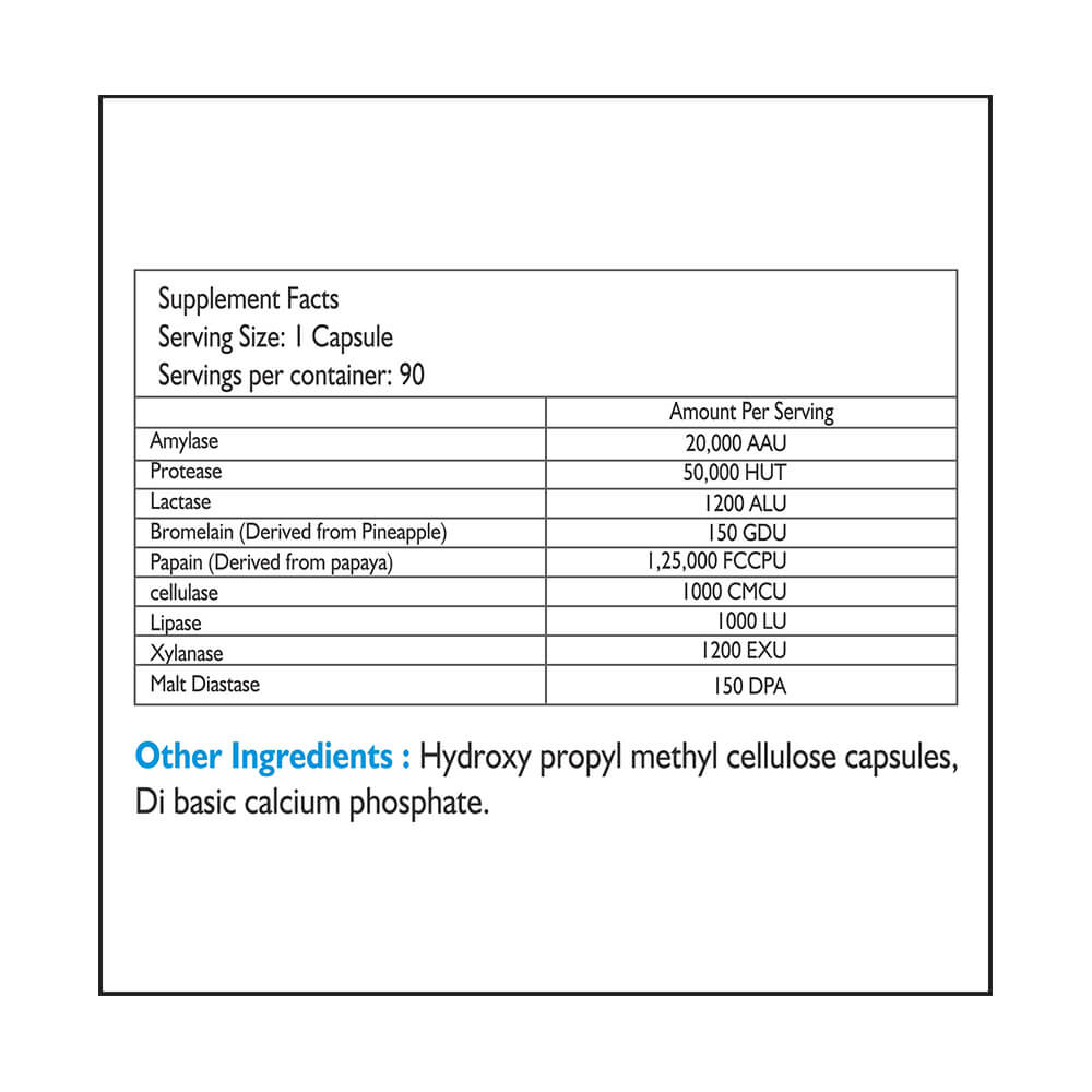 supplement - Health Oxide Digestive Enzymes +,  90 capsules 
