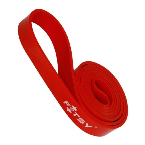 5 - Fitsy Resistance Band Loops,  Red  Heavy 