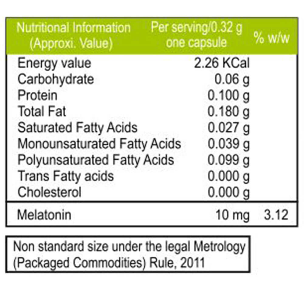 nutrition - Alensleep Melatonin 10 mg,  60 softgels 