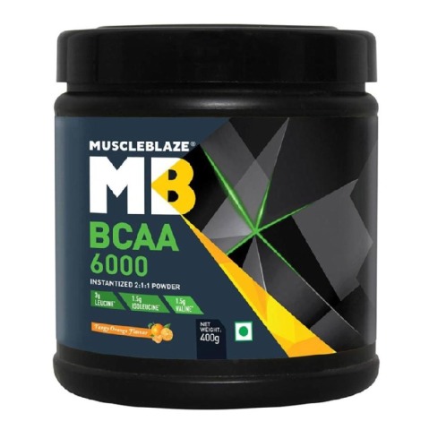 2 - MuscleBlaze BCAA 6000 OP,  0.88 lb  50 Servings  Tangy Orange 