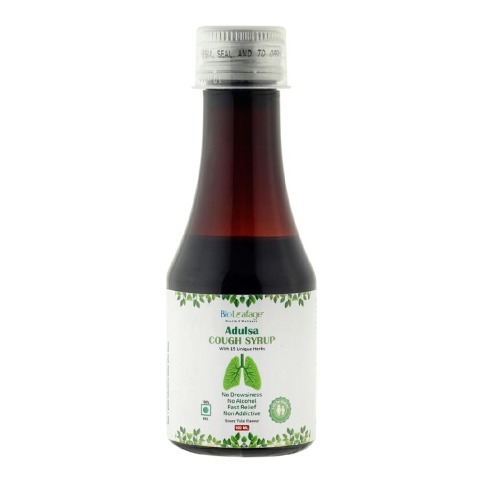 1 - Bio Leafage Adulsa Cough Syrup,  100 ml 