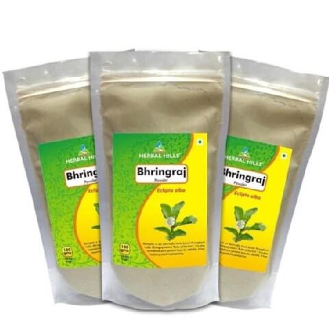 Herbal Hills Bhringraj powder (pack of 3), 0.1 kg Herbal Hills Bhringraj powder (pack of 3), 0.1 kg