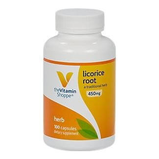 The Vitamin Shoppe Licorice Root Extract,  100 capsules 