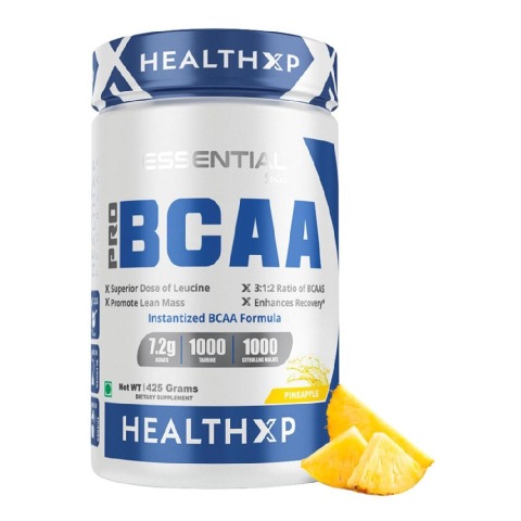 HealthXP PRO BCAA 3 1 2, 0.94 lb 30 Servings Pineapple