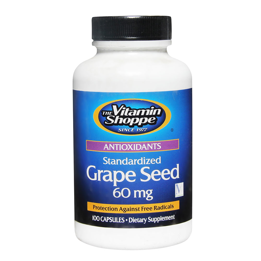 The Vitamin Shoppe Grape Seed Extract, 100 capsules at Best Price in