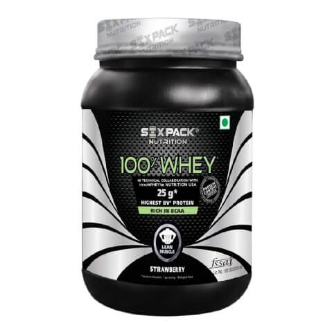 Six Pack Nutrition 100% Whey, 2.2 lb Strawberry