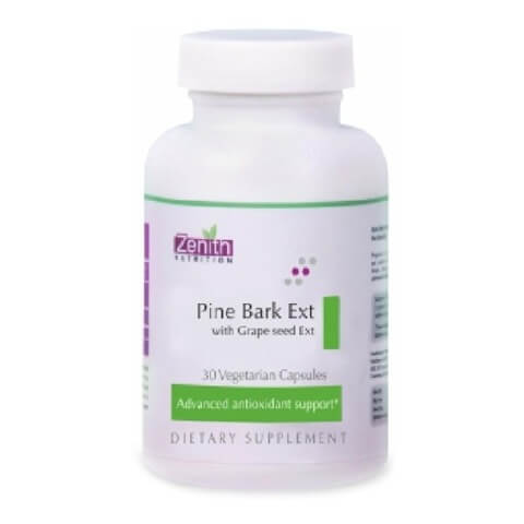 Zenith Nutrition Pine Bark Ext with Grape Seed Ext, 30 capsules Zenith Nutrition Pine Bark Ext with Grape Seed Ext, 30 capsules