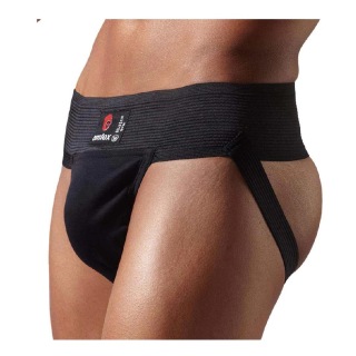 Omtex Gym Supporter (Pack of 2), Small Black