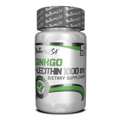 Biotech Ginkgo Biloba + Lecithin,  90 Soflets 