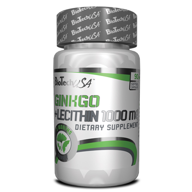 Biotech Ginkgo Biloba + Lecithin,  90 Soflets 