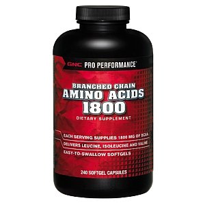 GNC Branched Chain Amino Acids 1800,  240 capsules  40 Servings  Unflavoured 
