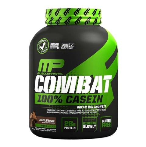 MusclePharm Combat 100% Casein, 4 lb Chocolate Milk