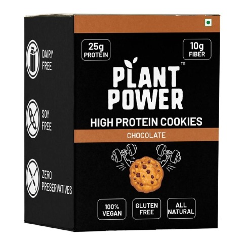 Plant Power High Protein Cookies,  100 g  Chocolate 