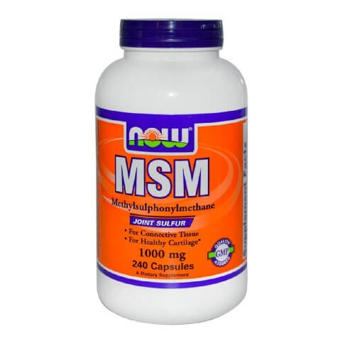 Now MSM Methylsulphonylmethane (1000mg), 240 capsules Now MSM Methylsulphonylmethane (1000mg), 240 capsules