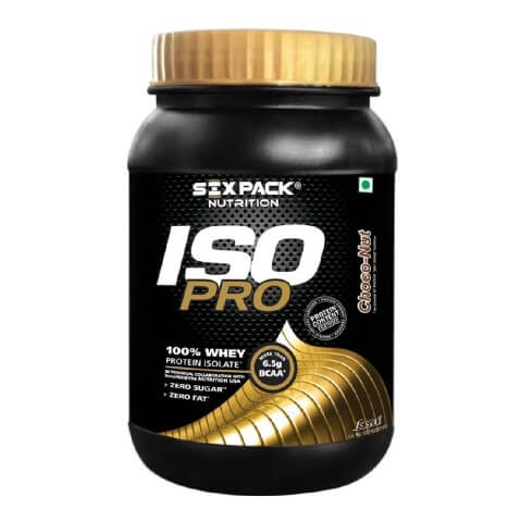 Six Pack Nutrition Iso Pro Whey Protein Isolate, 2.2 lb Choco Nut Six Pack Nutrition Iso Pro Whey Protein Isolate, 2.2 lb Choco Nut