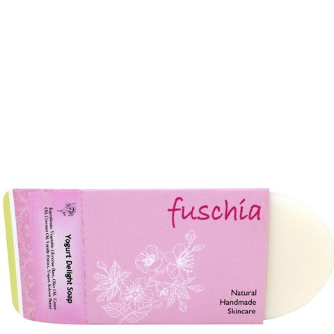 Fuschia Yogurt Delight Natural Handmade Herbal Soap,  100 g  for All Skin Types 