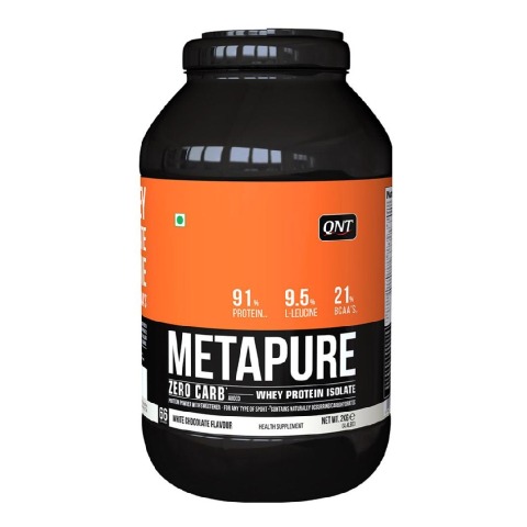 QNT Metapure Zero Carb Whey Protein Isolate,  4.4 lb  White Chocolate 