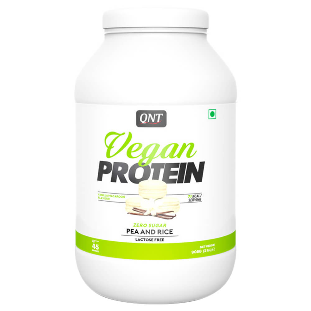 QNT Vegan Protein,  2 lb  Vanilla Macaroon 