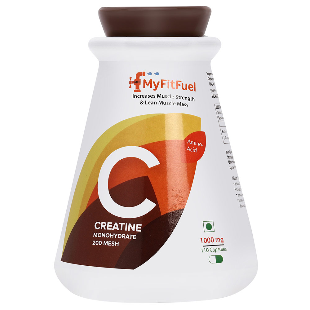 1 - MyFitFuel Creatine Monohydrate 200 Mesh 1000 mg,  Unflavoured  110 capsules 