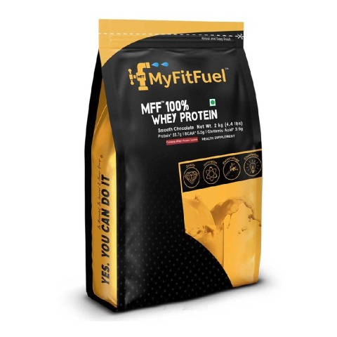 2 - MyFitFuel MFF 100% Whey Protein,  4.4 lb  Smooth Chocolate 