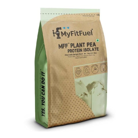 2 - MyFitFuel MFF Plant Pea Protein Isolate,  2.2 lb  Chocolate Delight Swirl 