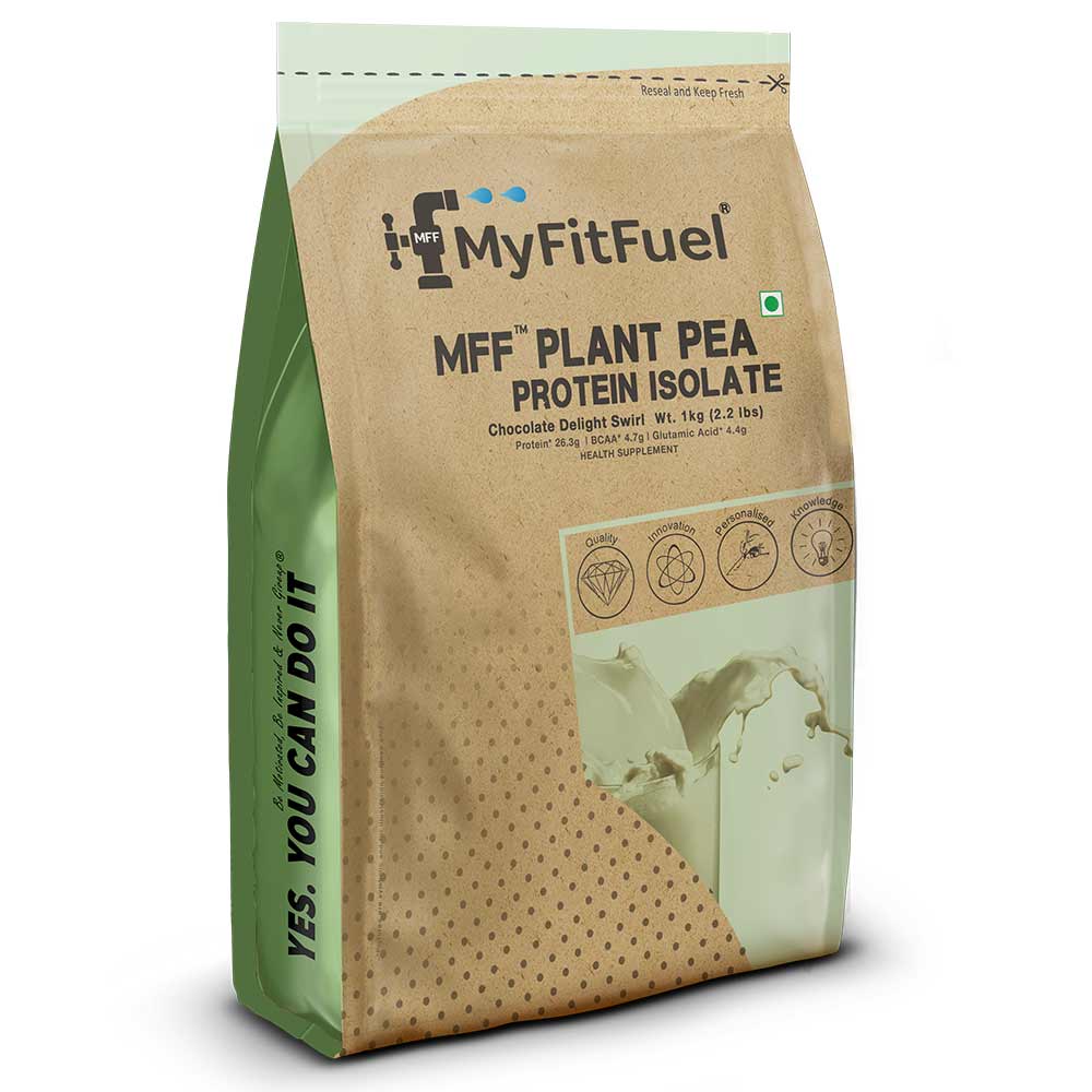 2 - MyFitFuel MFF Plant Pea Protein Isolate,  2.2 lb  Chocolate Delight Swirl 