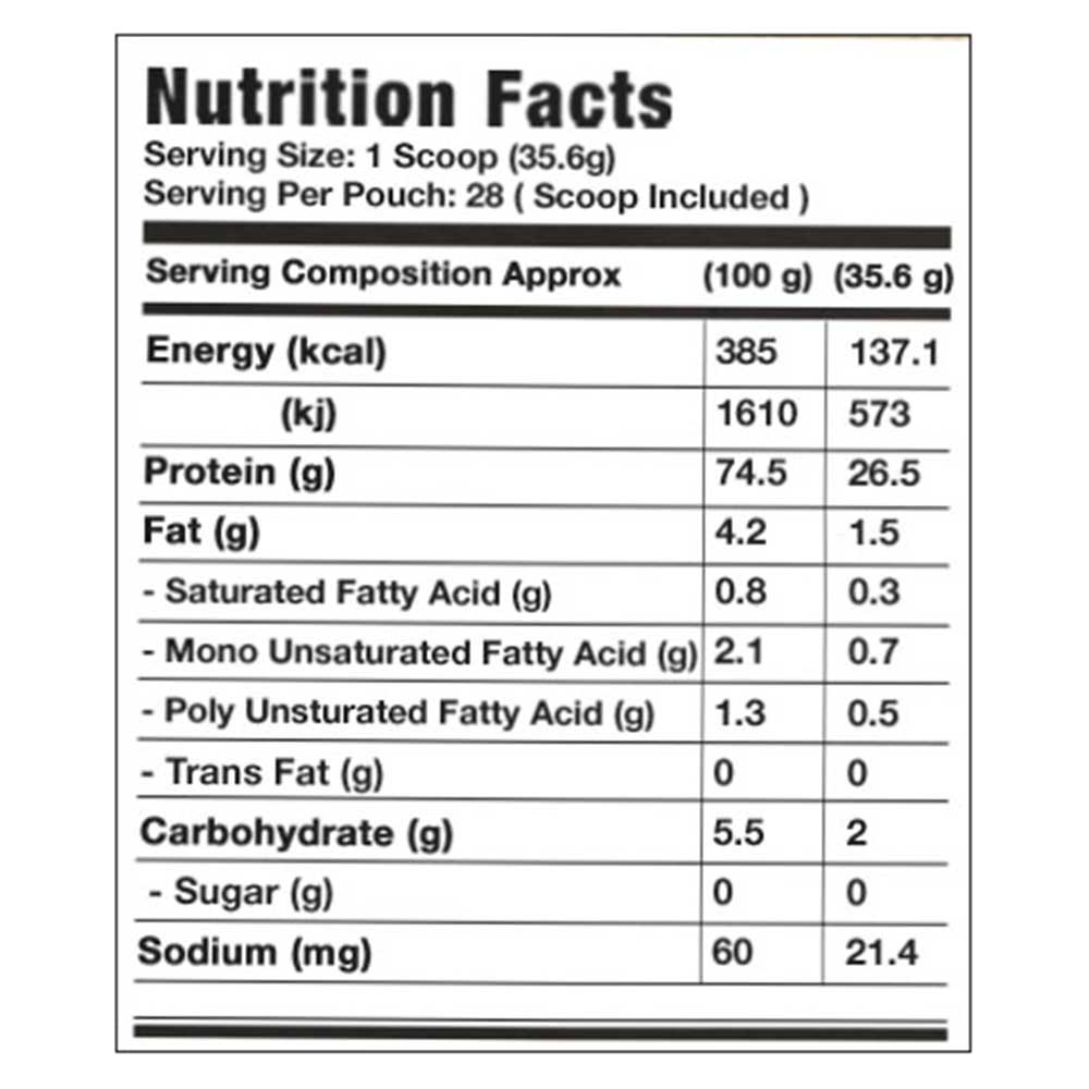 Supplement - MyFitFuel MMF Vegan Brown Rice Protein Isolate,  2.2 lb  Unflavoured 