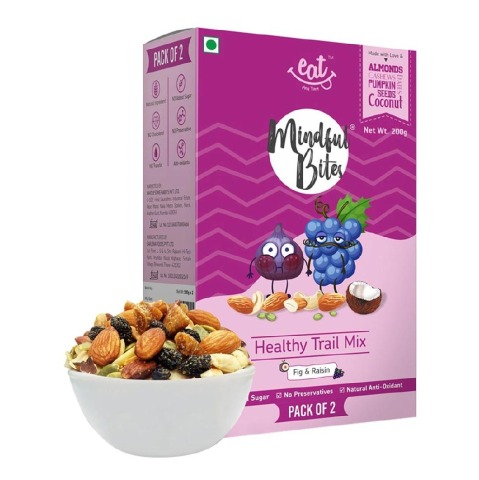 Eat Anytime Healthy Trail Mix,  200 g  Fig & Raisin 
